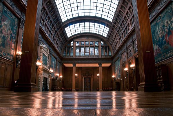 Wohnzimmer einer Villa