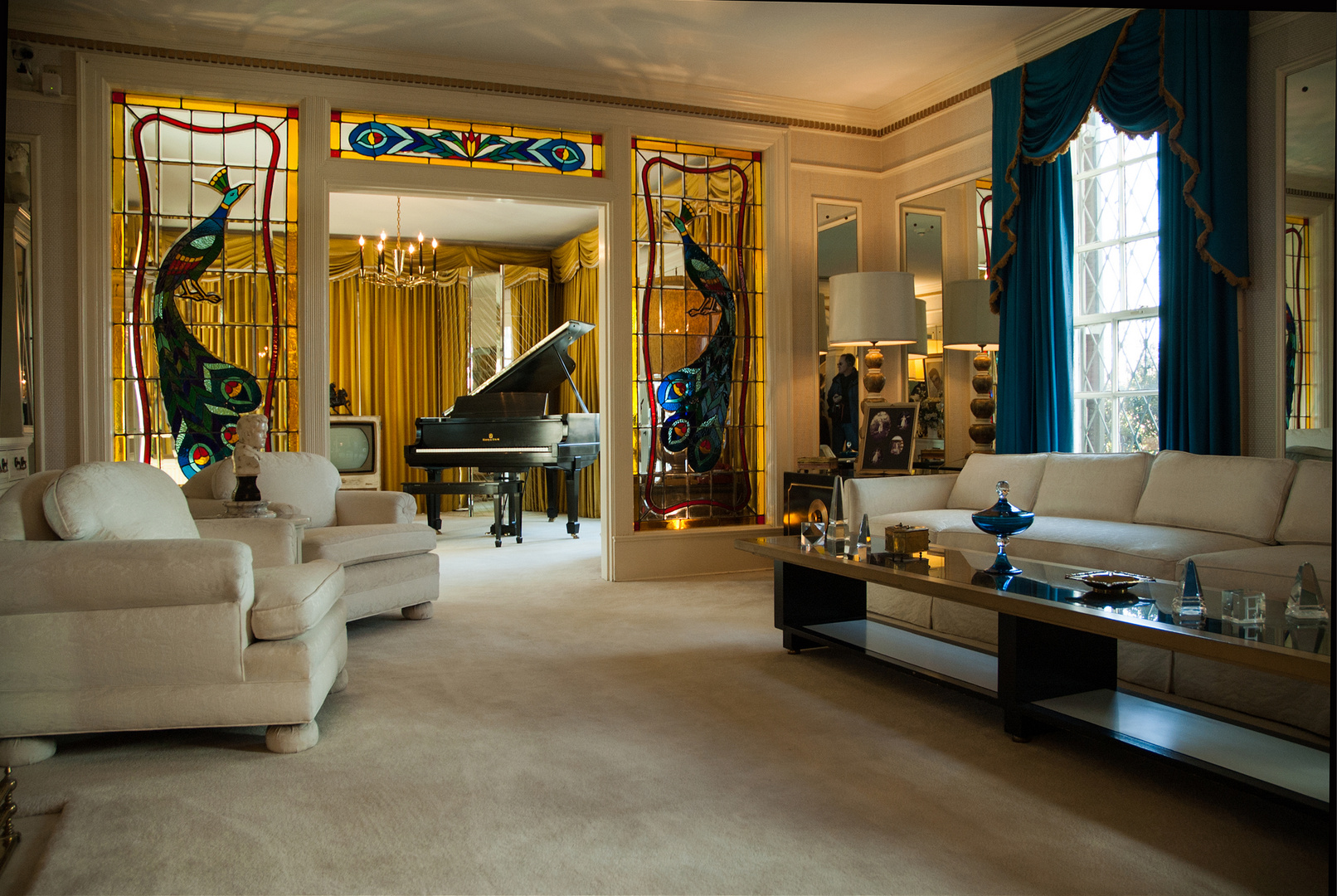 Wohnzimmer  Villa Graceland Elvis Presley