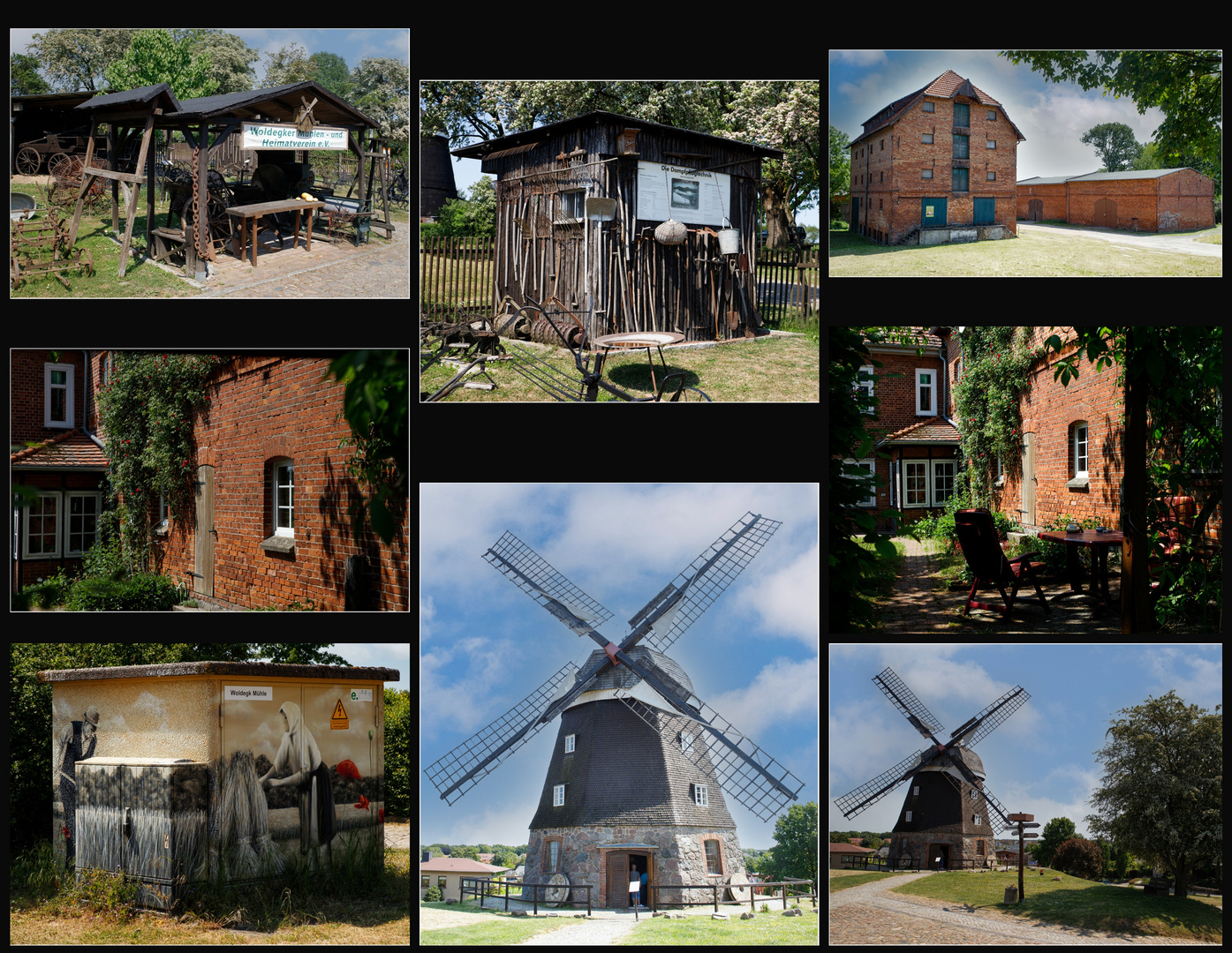 Woldegker die Windmühlenstadt