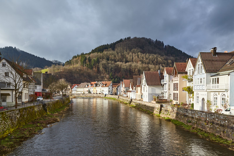 Wolfach bei Regenstimmung