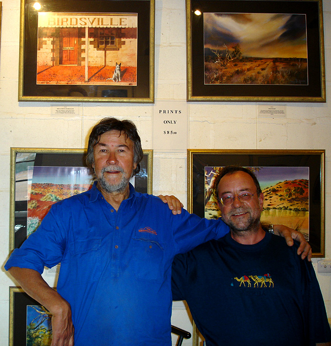 Wolfgang John & me @ Blue Poles Gallery