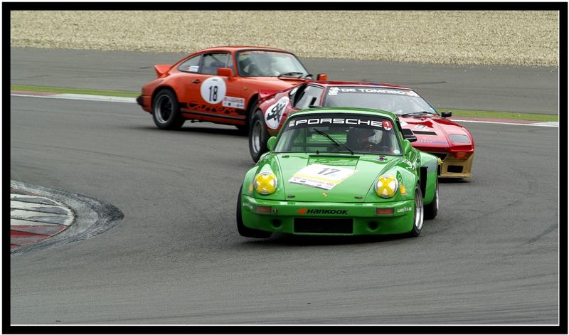 Wolfgang Pohl in einem Porshe 911 Carrera 3,0 RSR von 1974