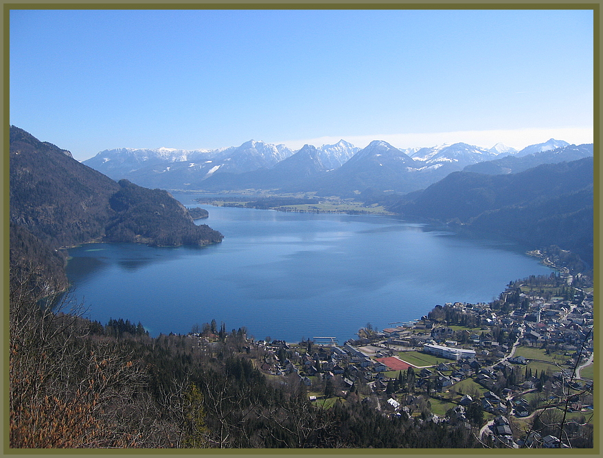 Wolfgangsee im Frühlingsanfang