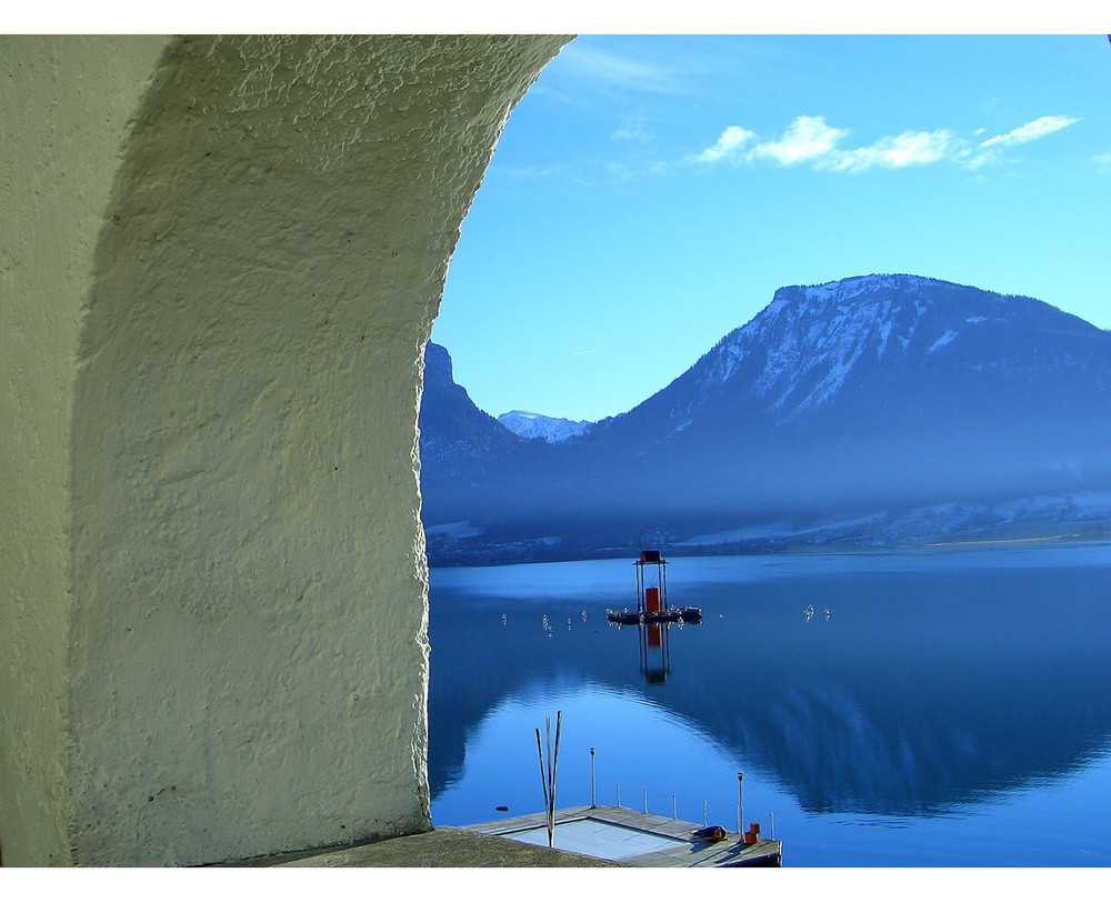 Wolfgangsee im Winter