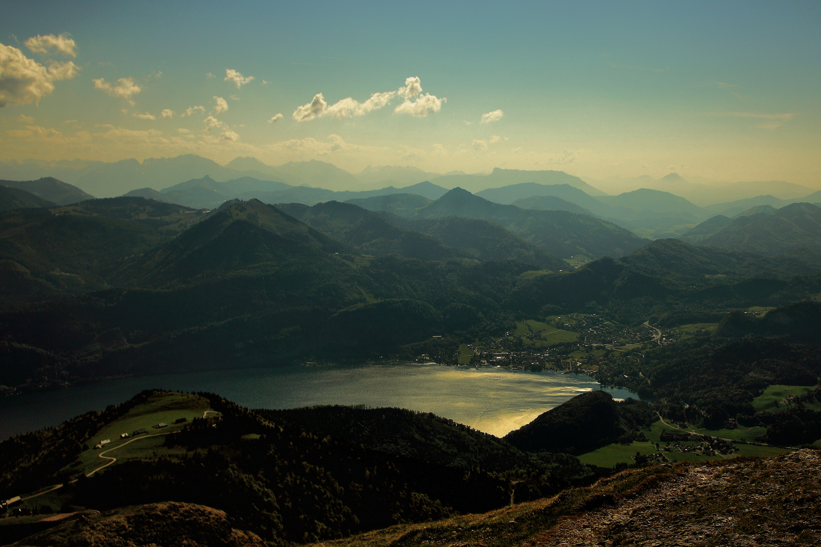 Wolfgangsee mit St. Gilgen