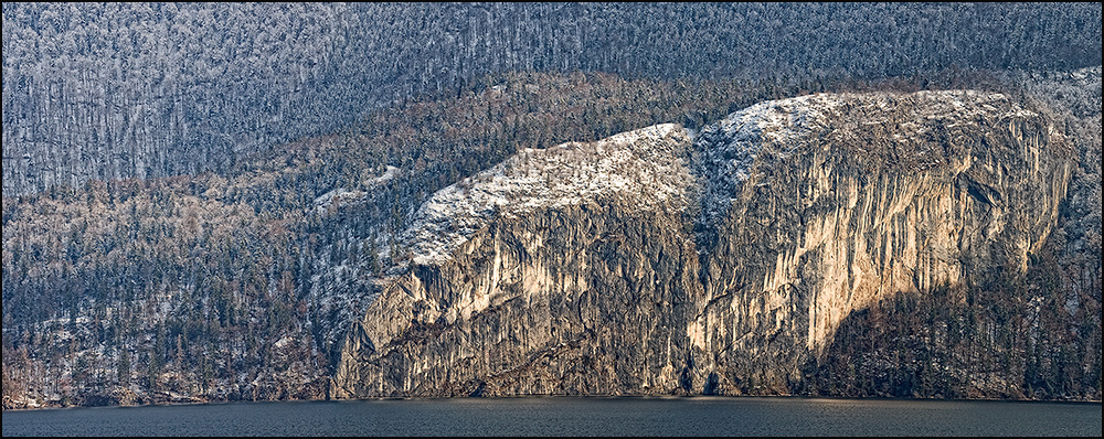 Wolfgangsee Steinwand