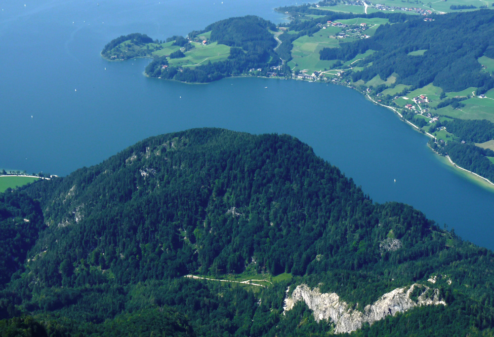 WOLFGANGSEE VOM SCHAFBERGGIPFEL