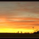 Wolfgangshof im Sonnenuntergang