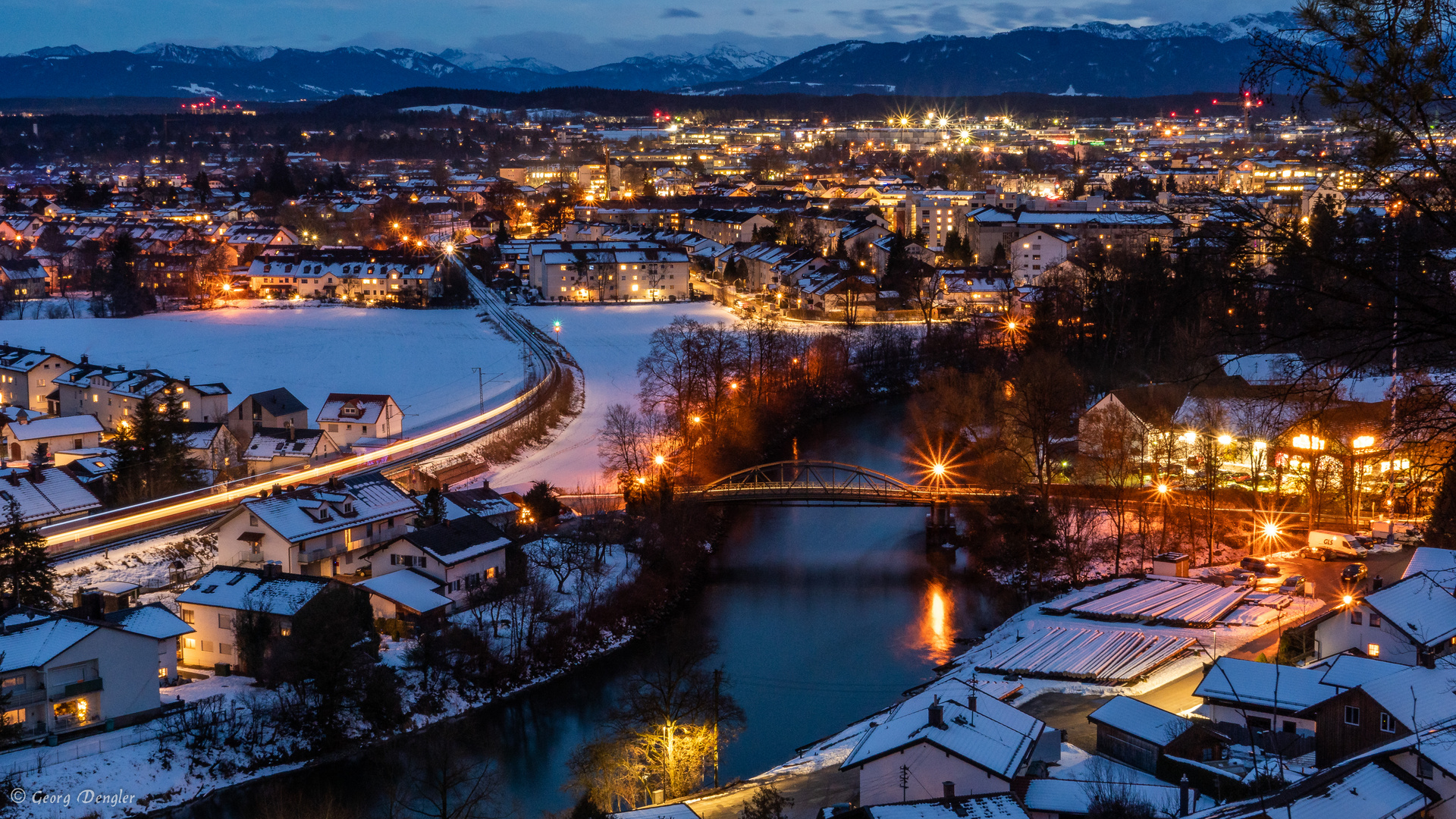 Wolfratshausen - Blaue Stunde