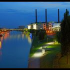 Wolfsburg at night