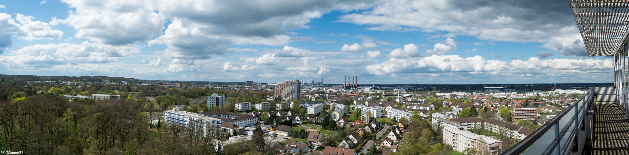 Wolfsburg Panorama am 17.04.2016