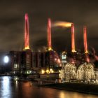 Wolfsburg - VW Stammwerk - Kraftwerk - Adventsbeleuchtung