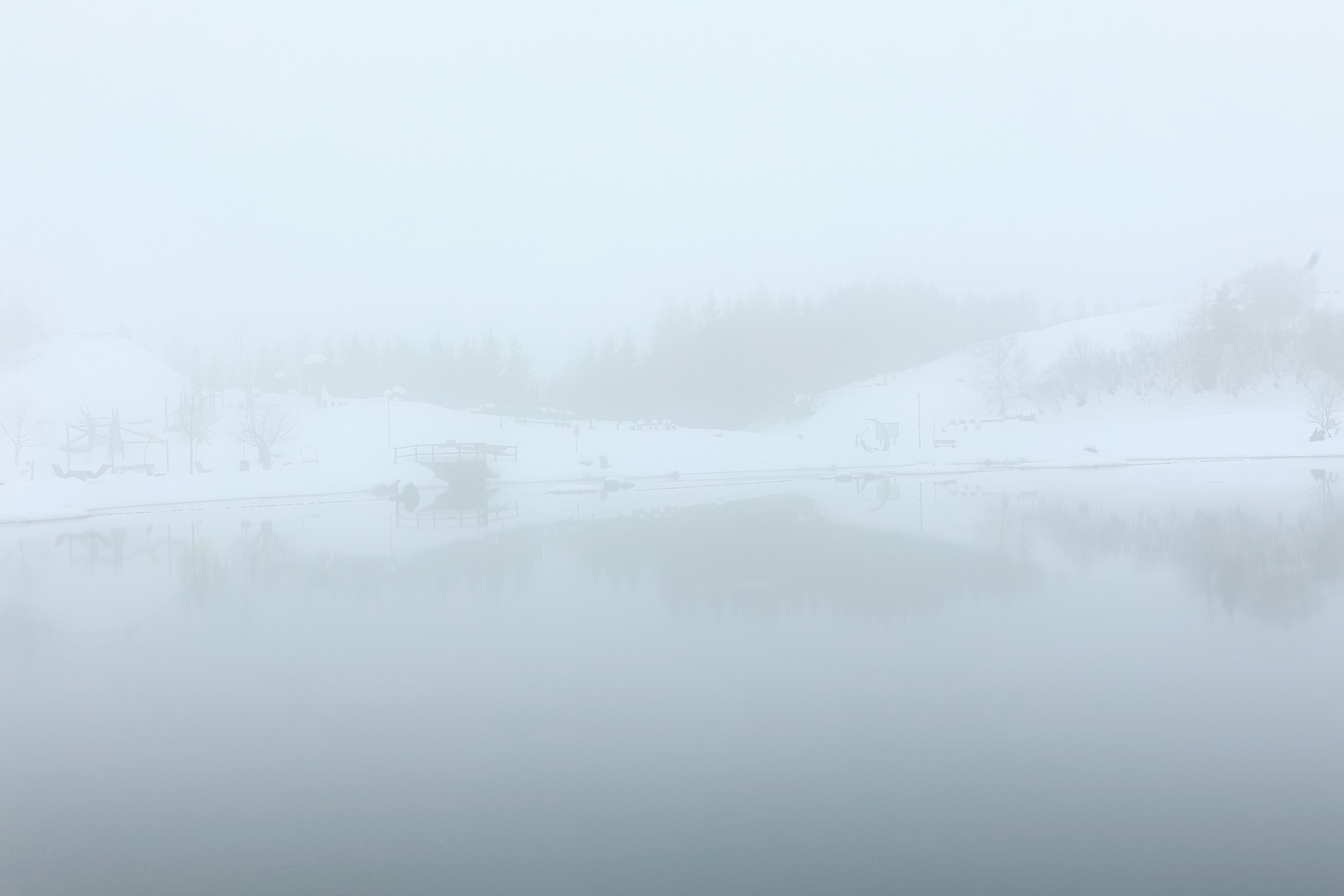Wolfsee im Nebel - Fiss/Tirol