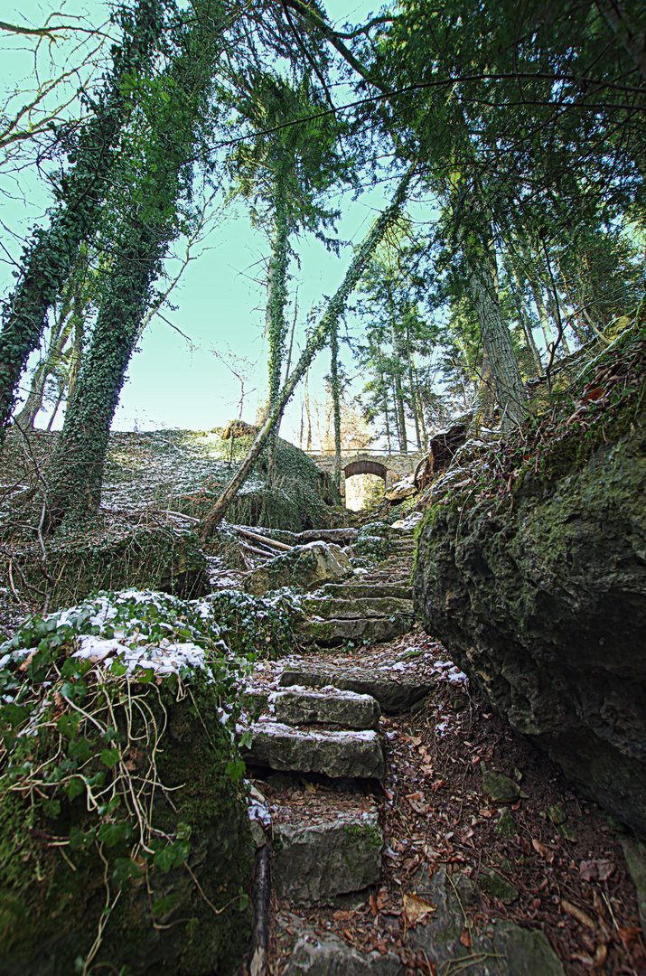 wolfsschlucht bei bad niedernau