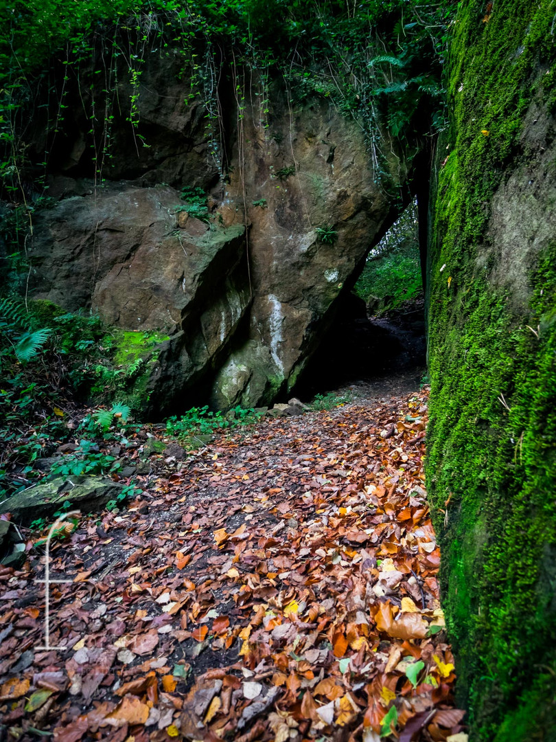 Wolfsschlucht Neubeuern im Herbst