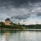 Wolk über schuß Fuschlsee