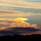 Wolke am Abendhimmel