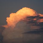 Wolke am Abendhimmel