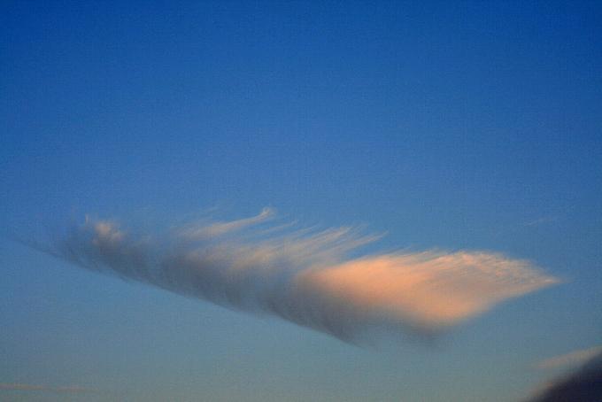 Wolke am Abendhimmel