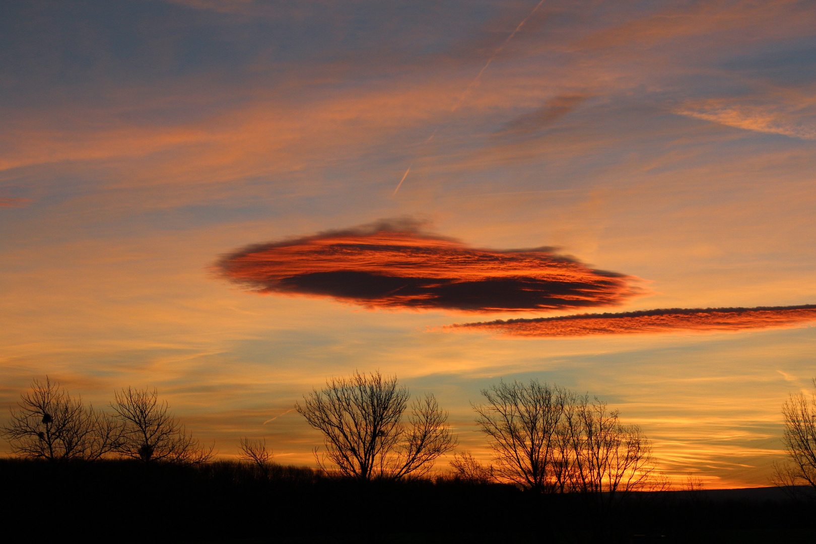 Wolke am Morgen