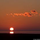 Wolke im Abendlicht