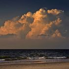 Wolke im Abendliicht