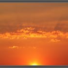 Wolke im Sonnenuntergang