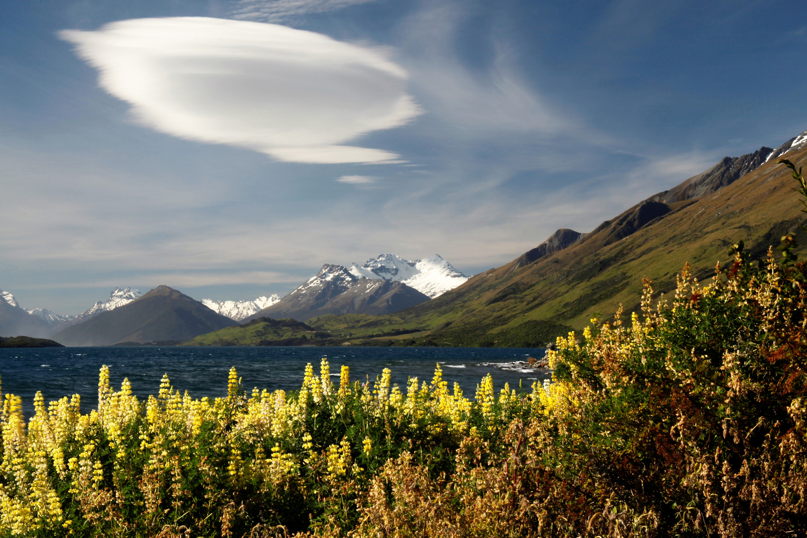 Wolke in der Landschaft