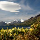 Wolke in der Landschaft