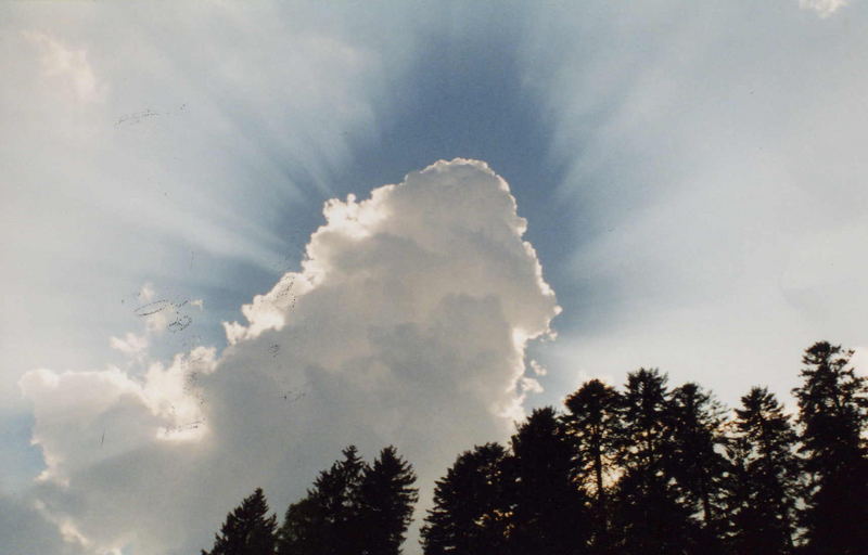 Wolke und Sonne