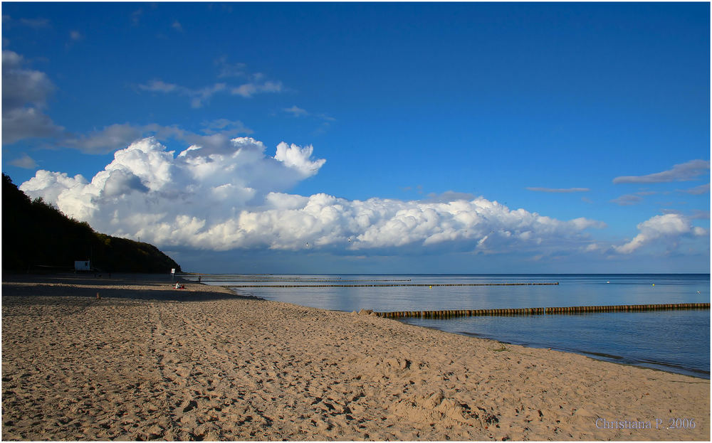 Wolke und Strand