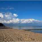 Wolke und Strand