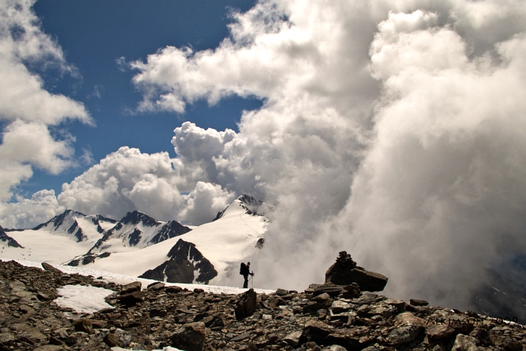 Wolken...