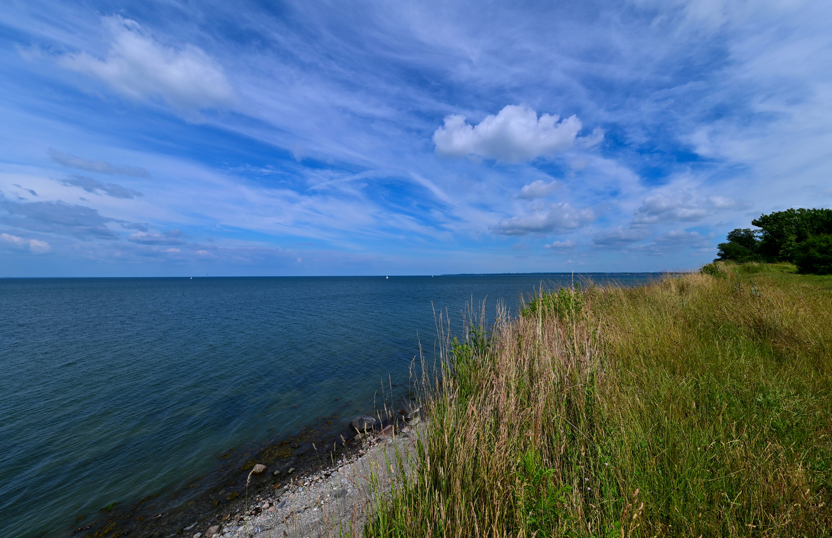 Wolken...