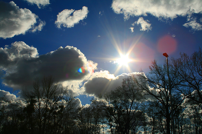 Wolken...