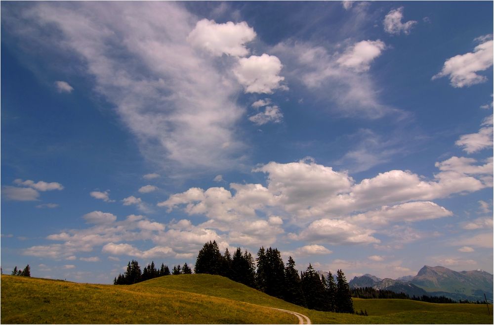 Wolken als Begleiter