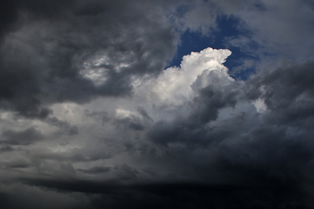 Wolken als Lichtblick