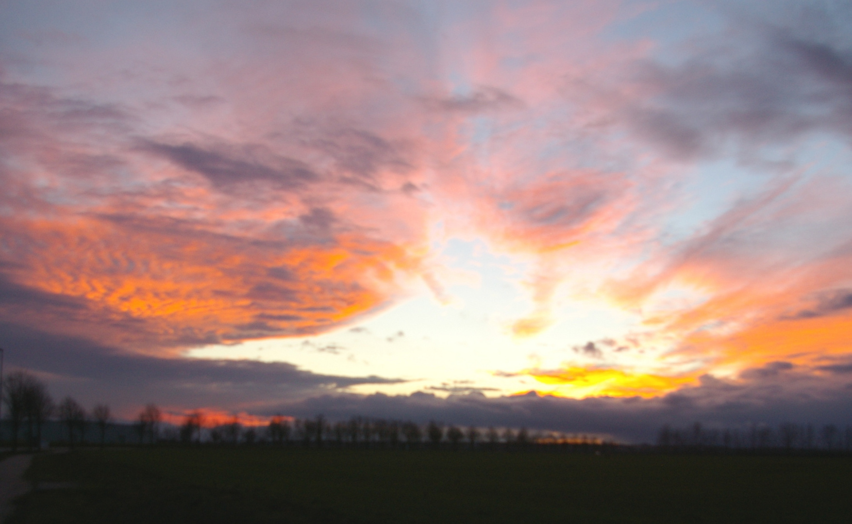 Wolken am Abend