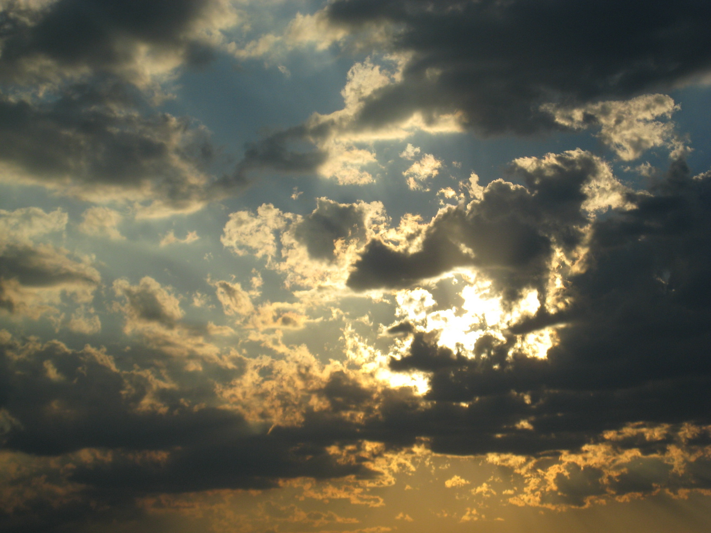 Wolken am Abend