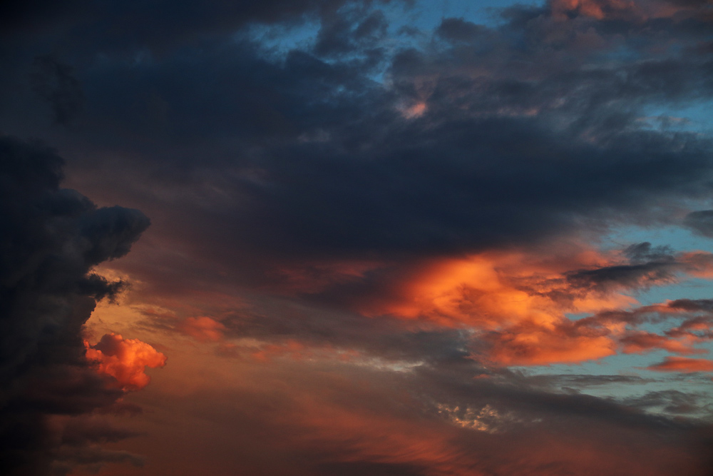 Wolken am Abend