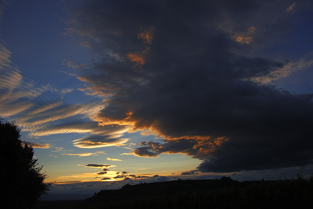 Wolken am Abend