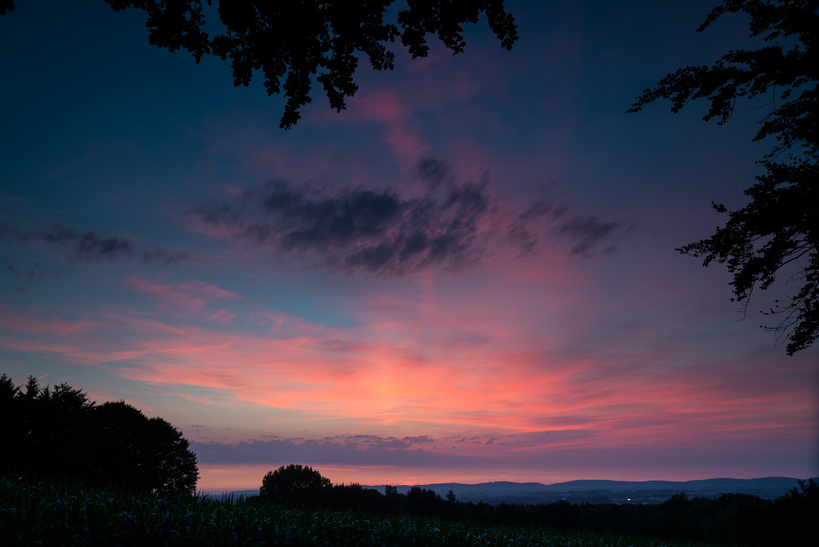 Wolken am Abend