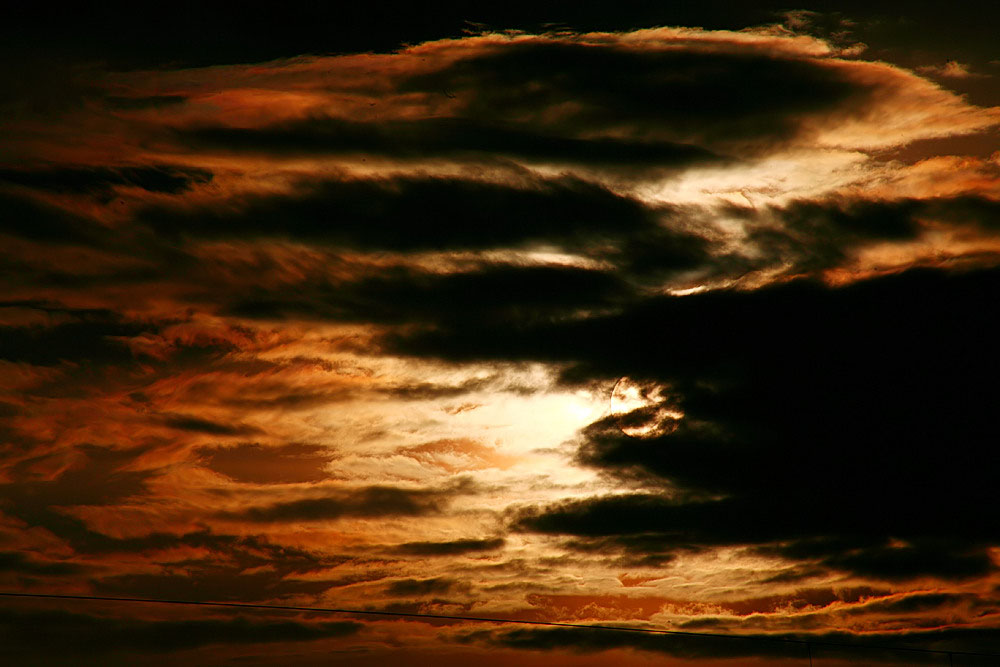 Wolken am Abend