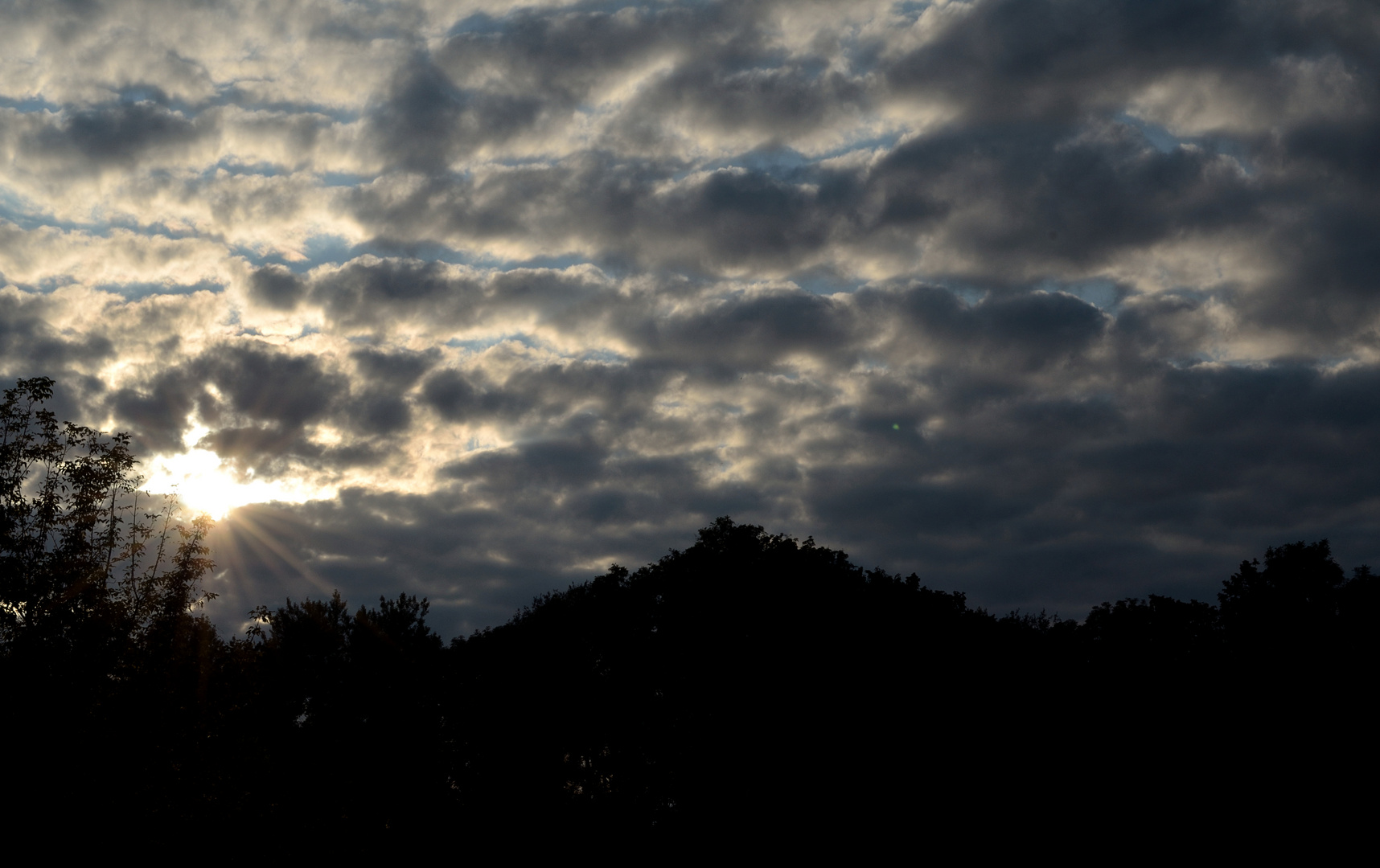 Wolken am Abend