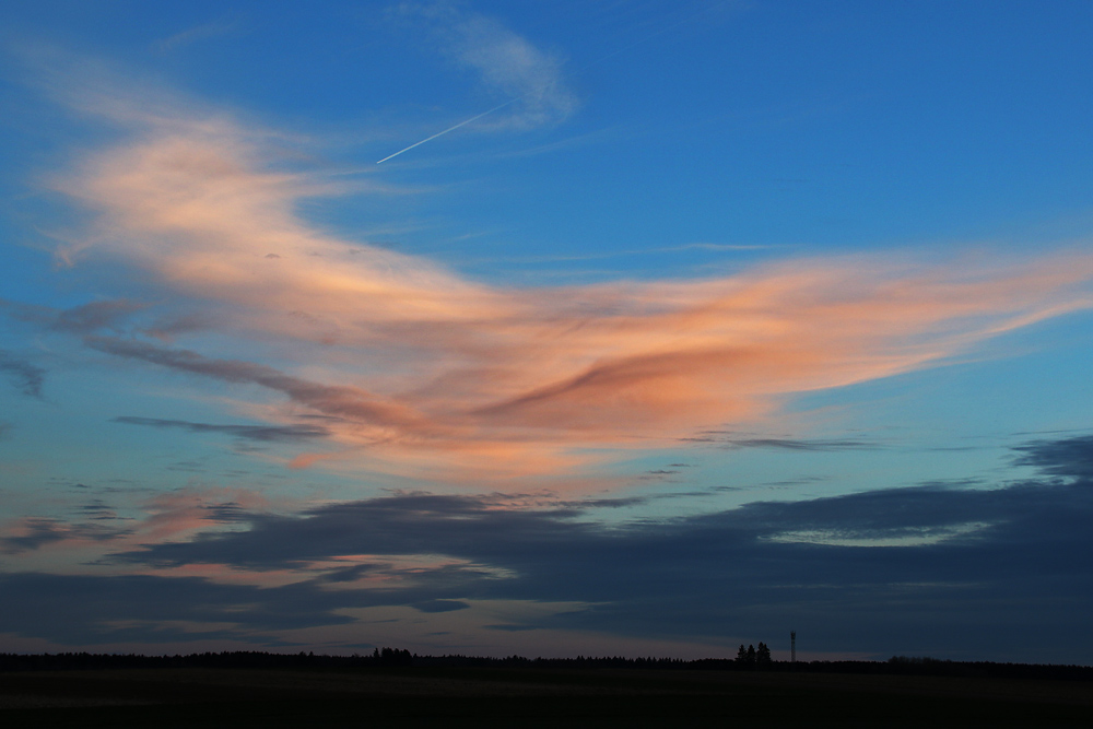 Wolken am Abend