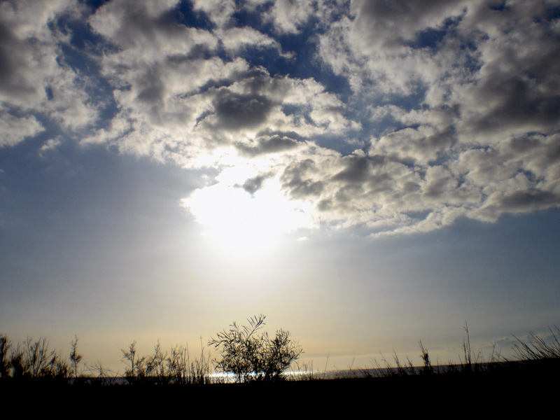 Wolken am Abend