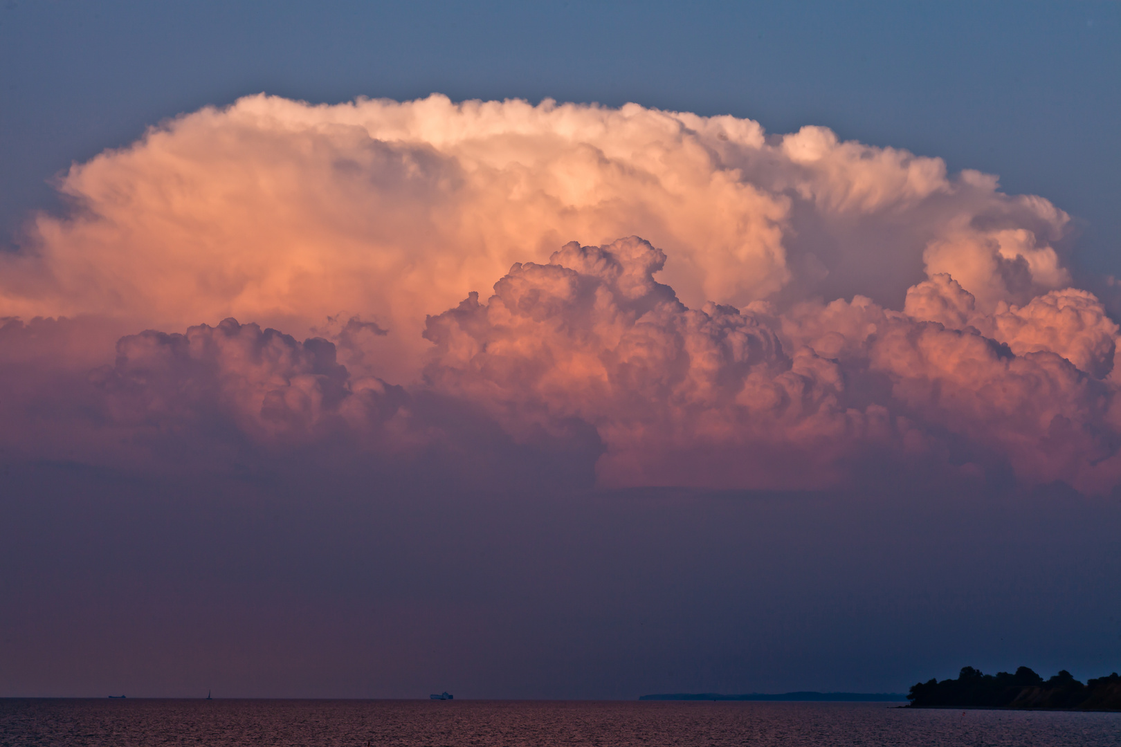 Wolken am Abend