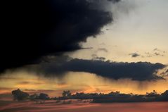 Wolken am Abendhimmel ....