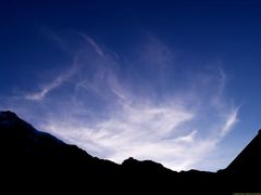 Wolken am Abendhimmel