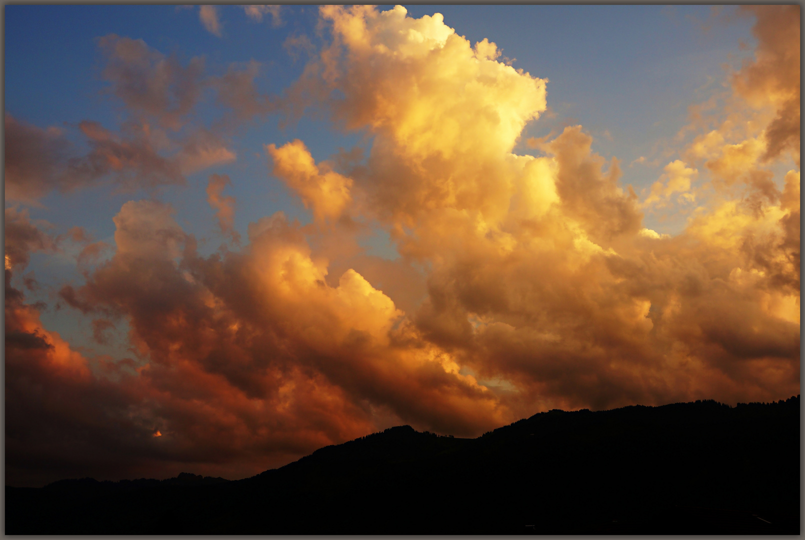 Wolken am Abendhimmel